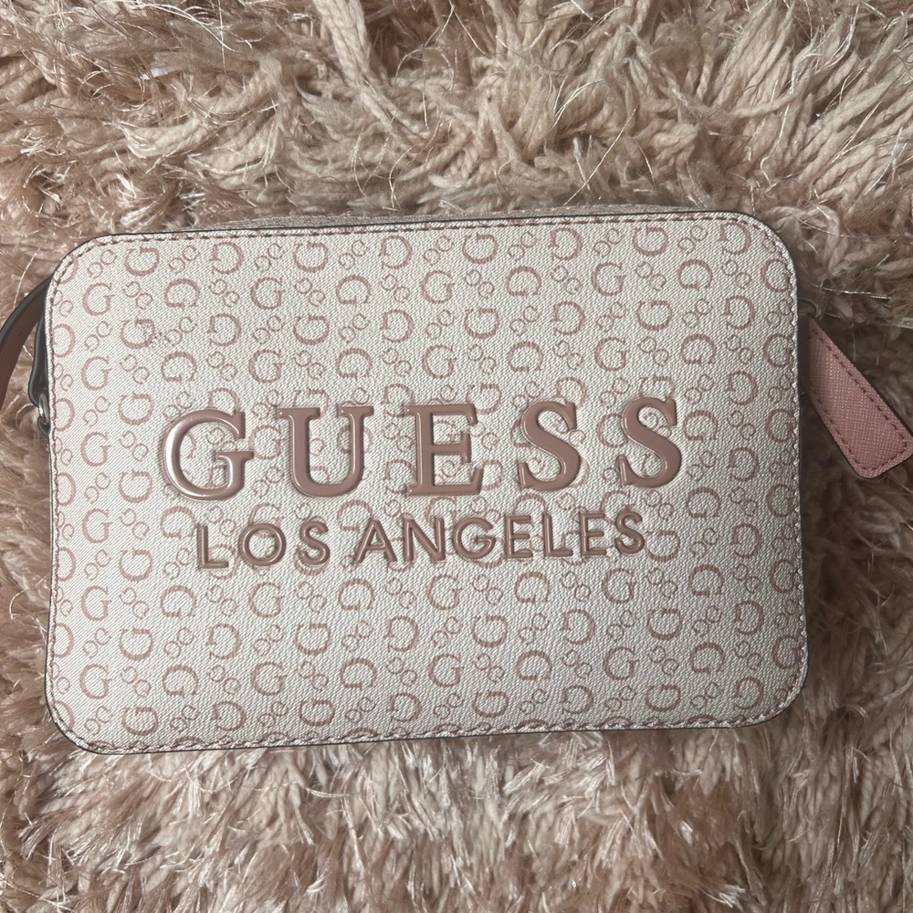 Guess Los Angeles Blush and Ivory Cross body bag